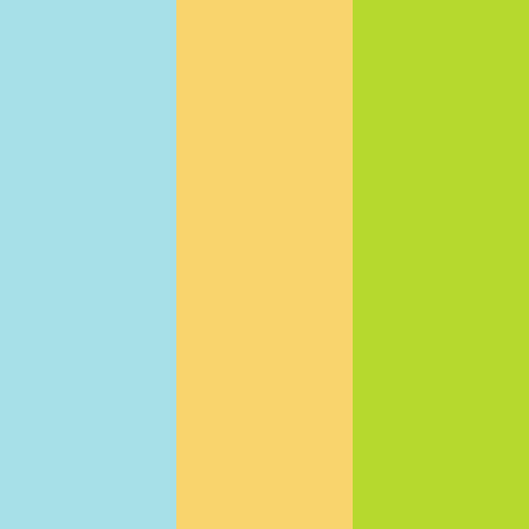 Download sunny aqua breeze color palette PNG image (square)