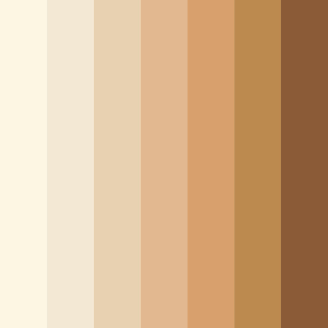 Download vanilla dreamscape color palette PNG image (square)