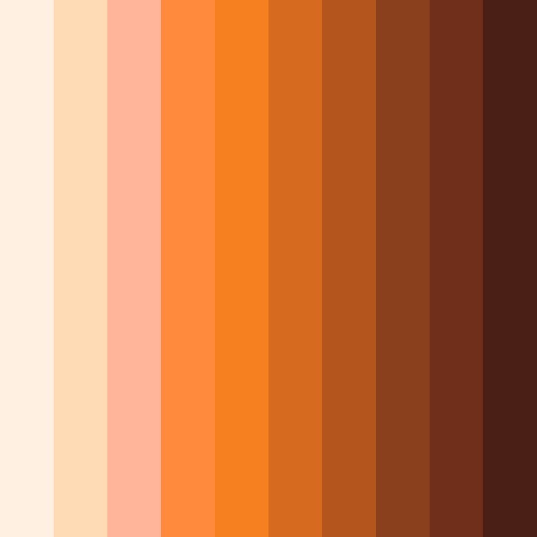 Download sunset ember color palette PNG image (square)