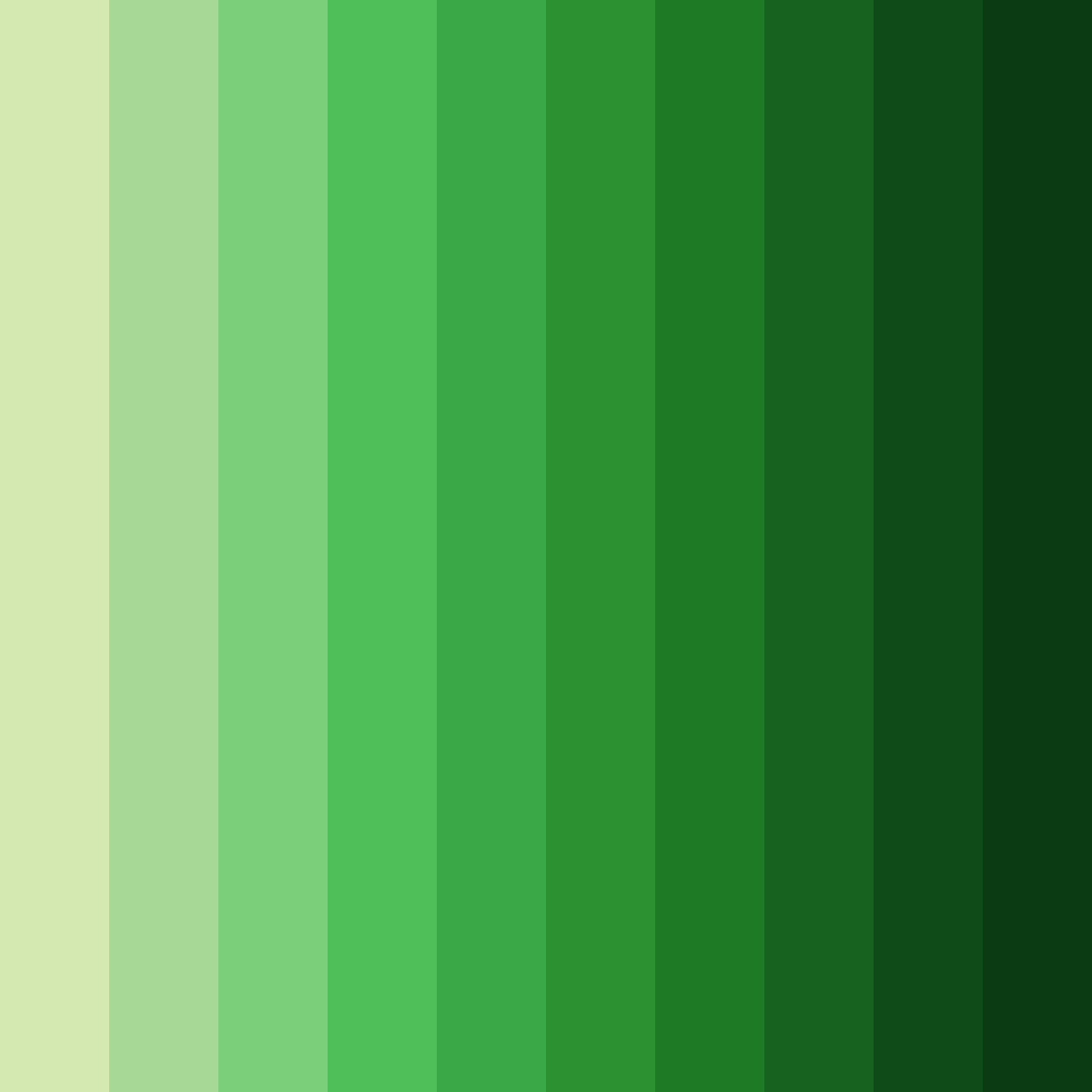 Download verdant horizons color palette PNG image (square)