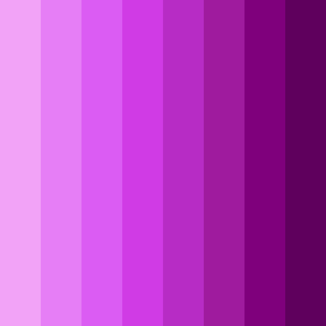 Download electric orchid dream color palette PNG image (square)