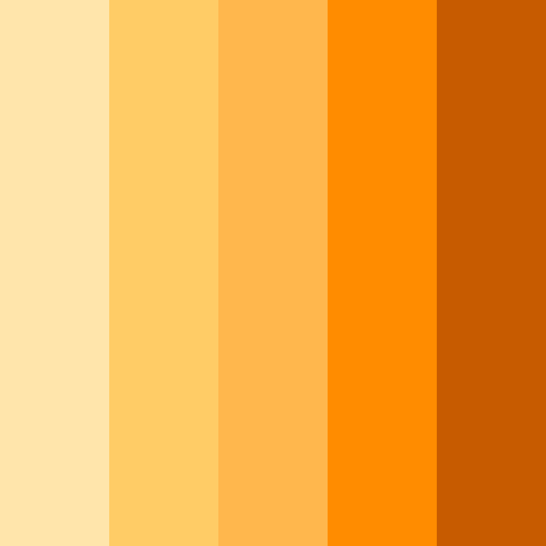 Download golden harvest color palette PNG image (square)