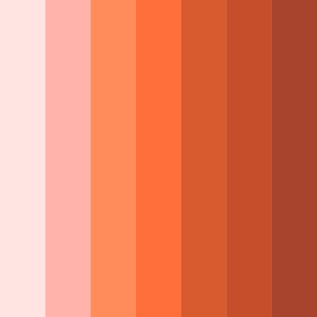 Download sunset sorbet color palette PNG image (square)