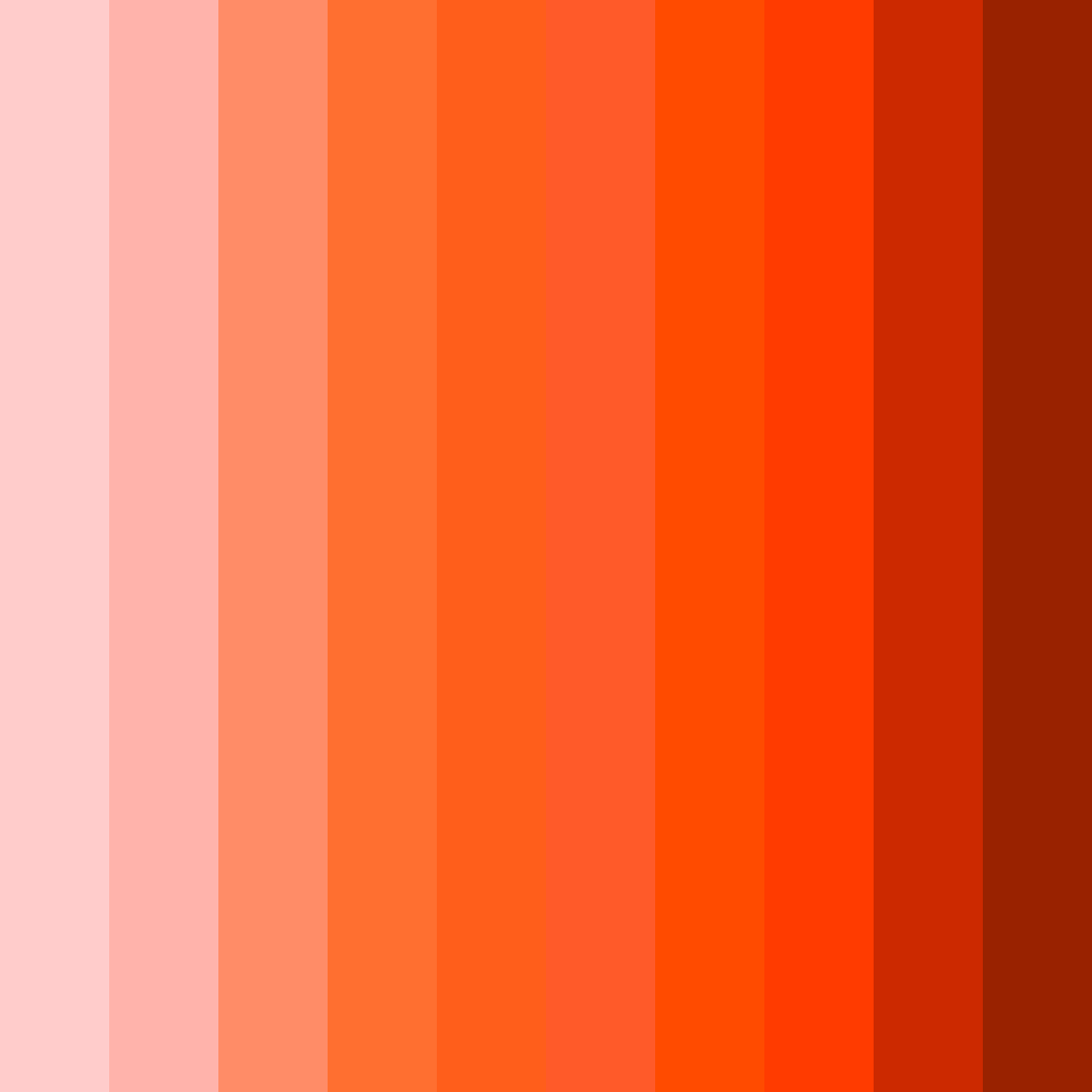 Download pink sunset color palette PNG image (square)