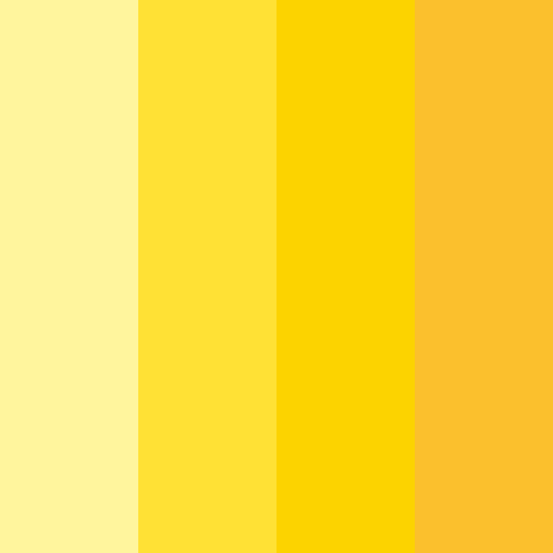 Download sunshine symphony color palette PNG image (square)