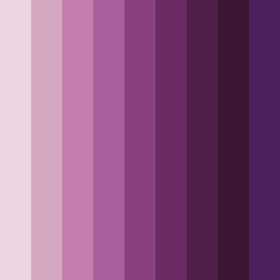 Download mystic amethyst dream color palette PNG image (square)