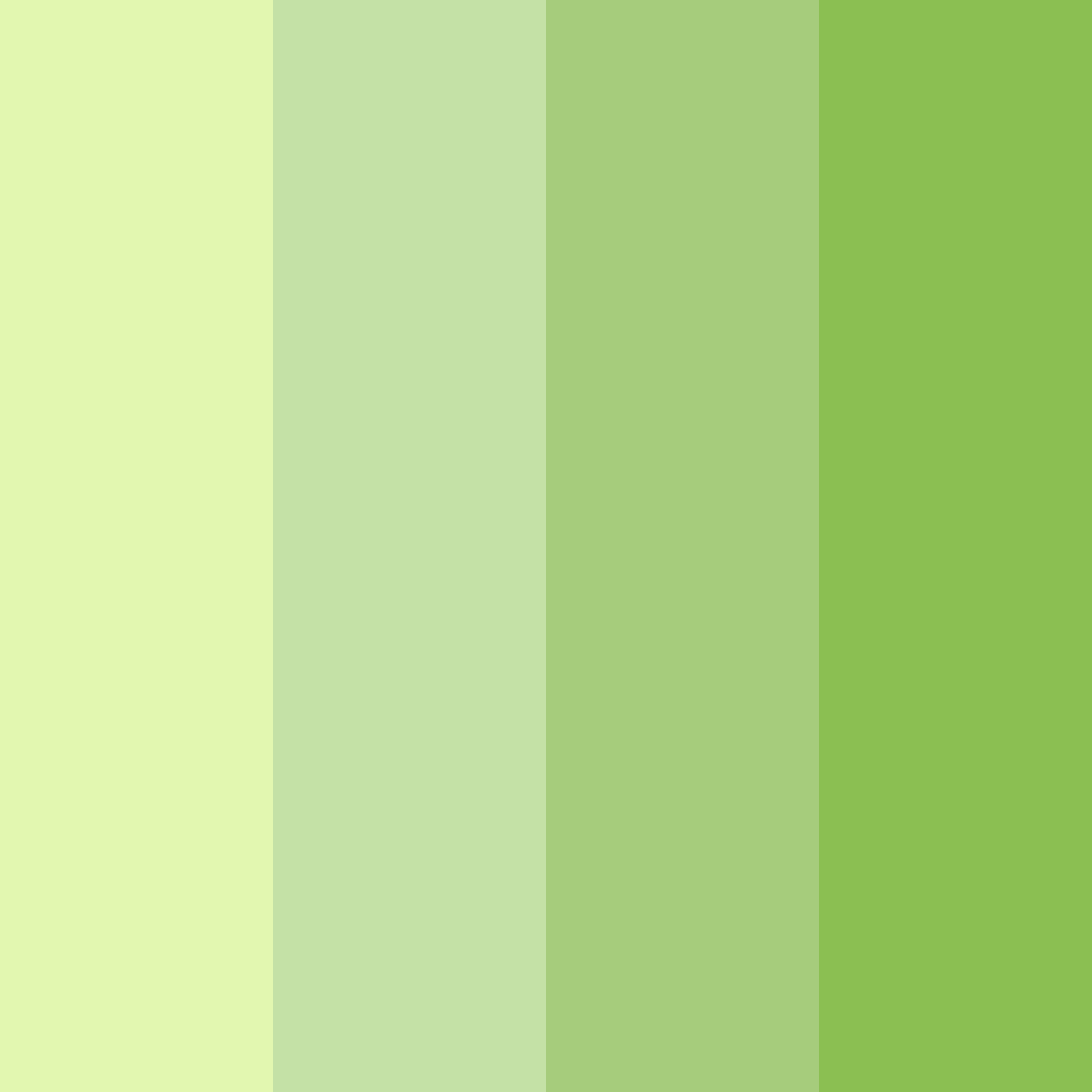Download light green color palette PNG image (square)