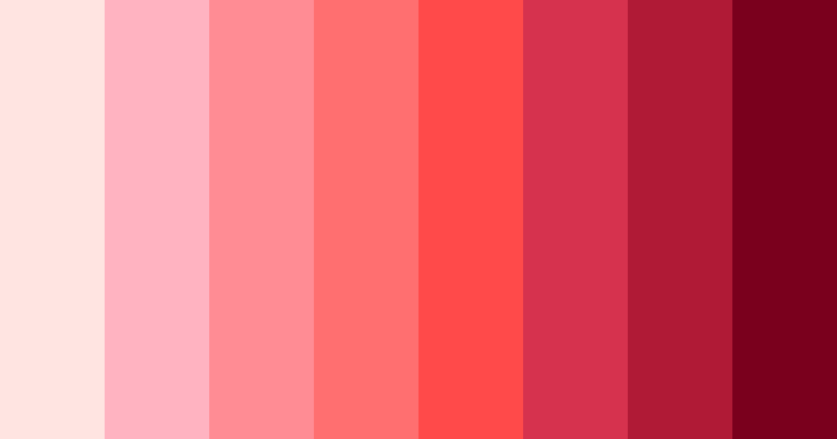 Download coral blush color palette PNG image (landscape)