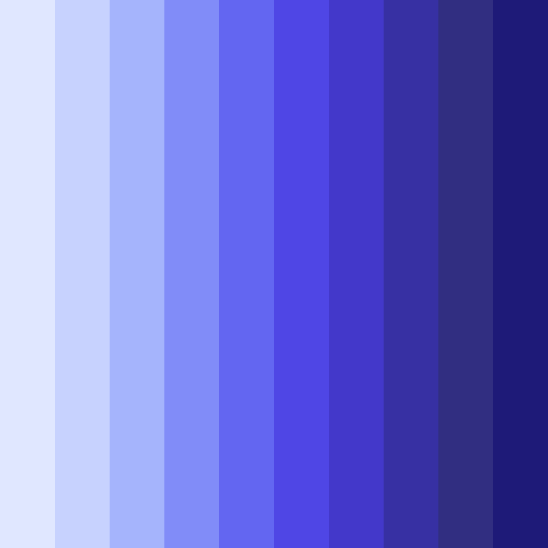 Download shades of blue moon color palette PNG image (square)