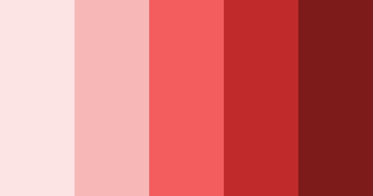 Download strawberry red color palette PNG image (landscape)