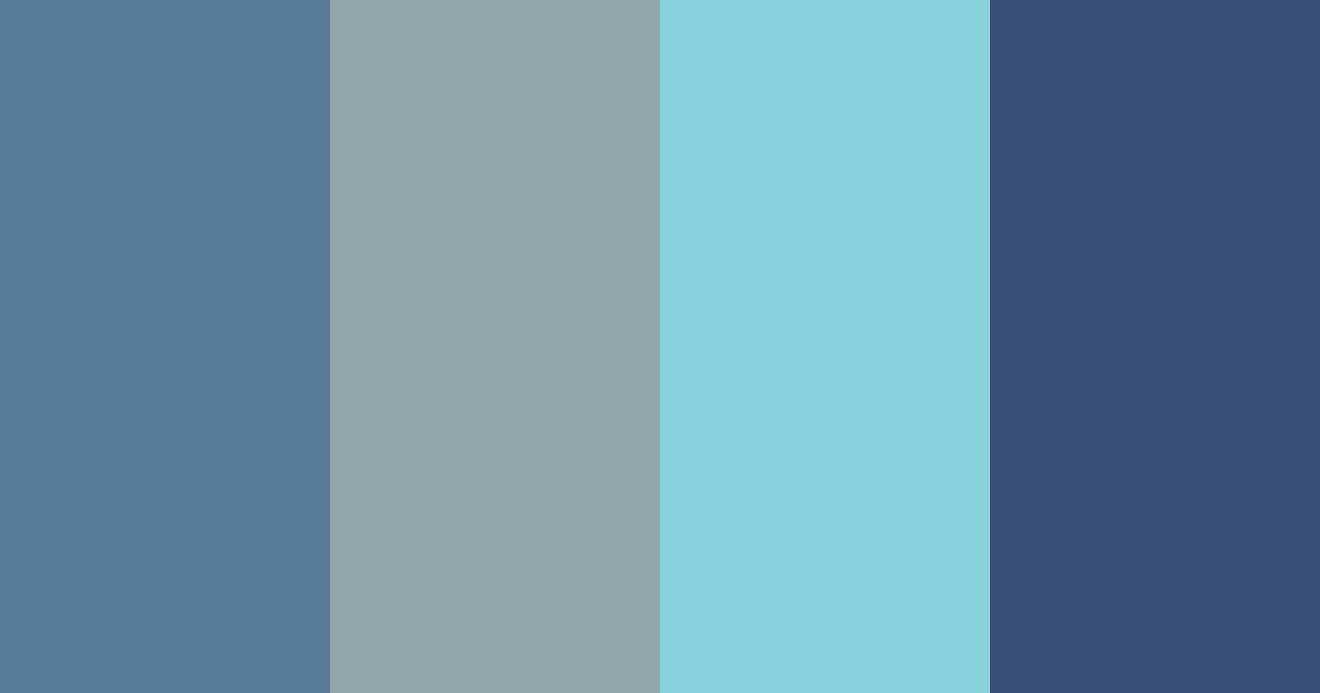 Download ocean twilight color palette PNG image (landscape)