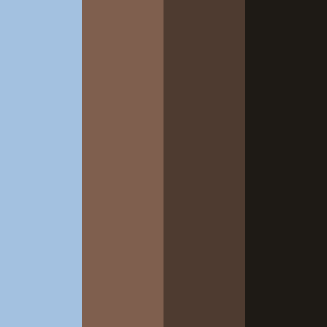 Download earthy ocean serenade color palette PNG image (square)