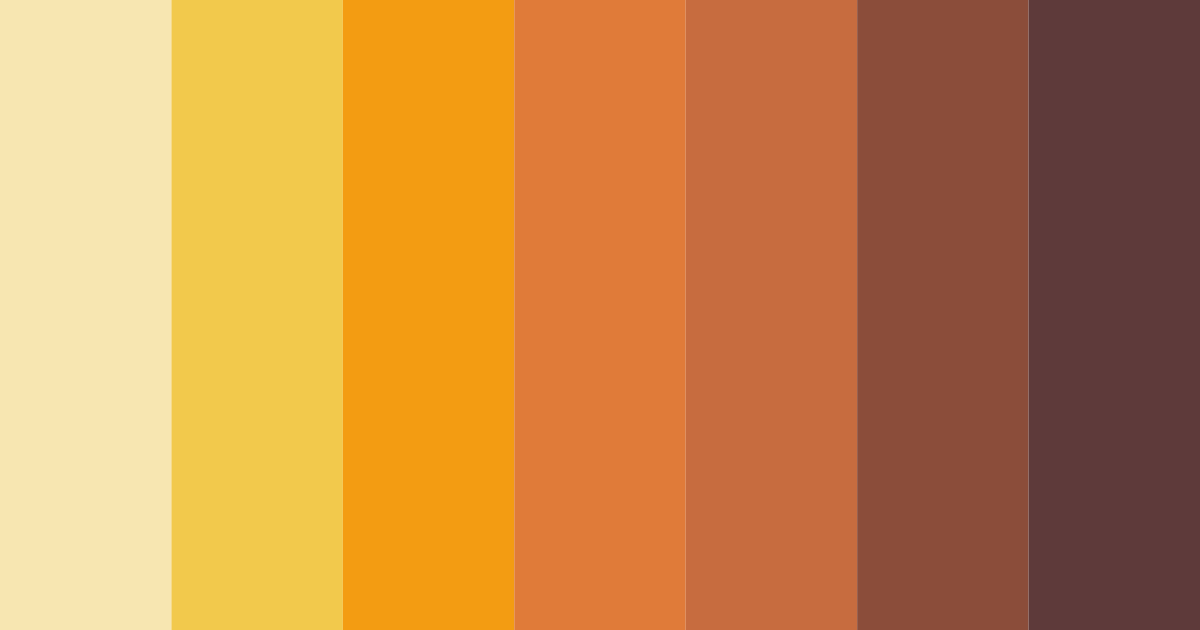 Download autumn harvest color palette PNG image (landscape)