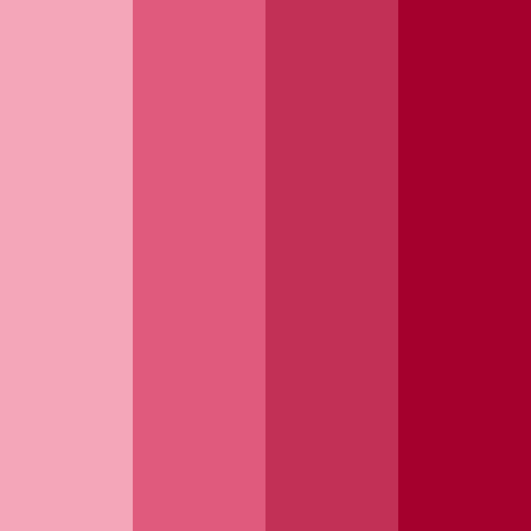 Download shades of pink color palette PNG image (square)