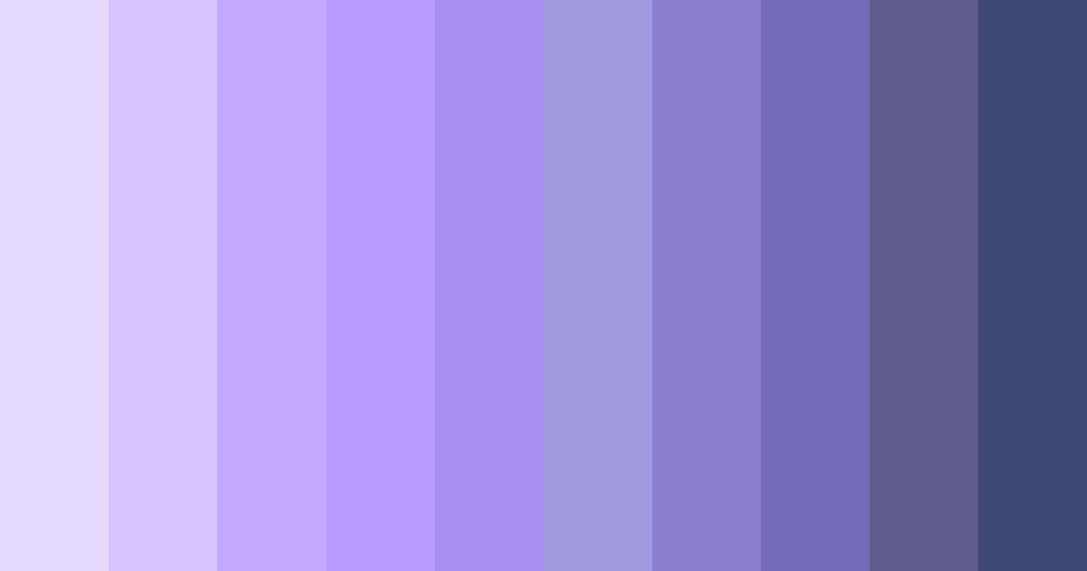 Download lavender dreams color palette PNG image (landscape)