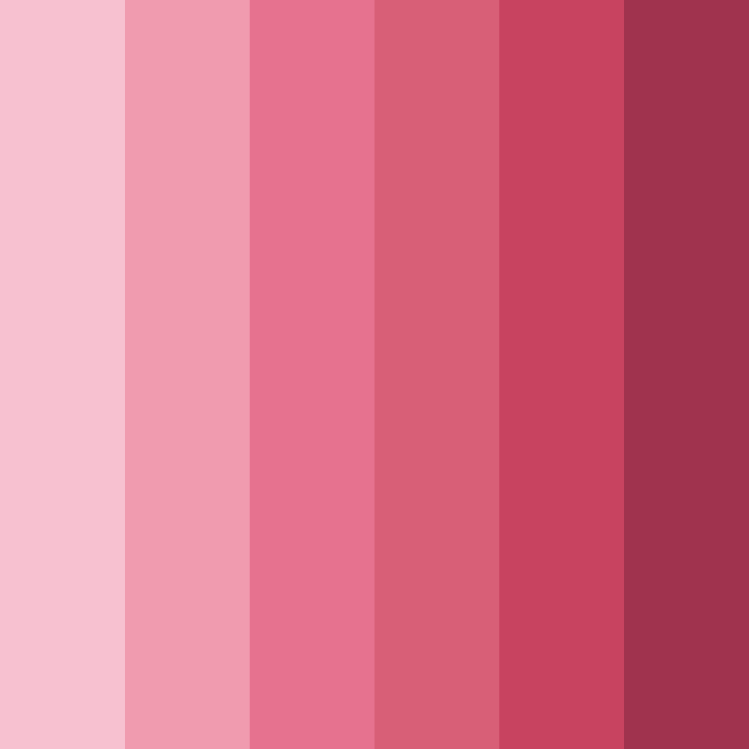 Download dark pink shades color palette PNG image (square)