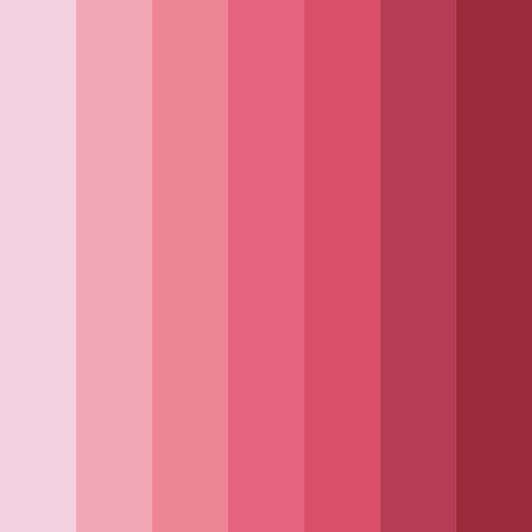 Download dark pink shades color palette PNG image (square)