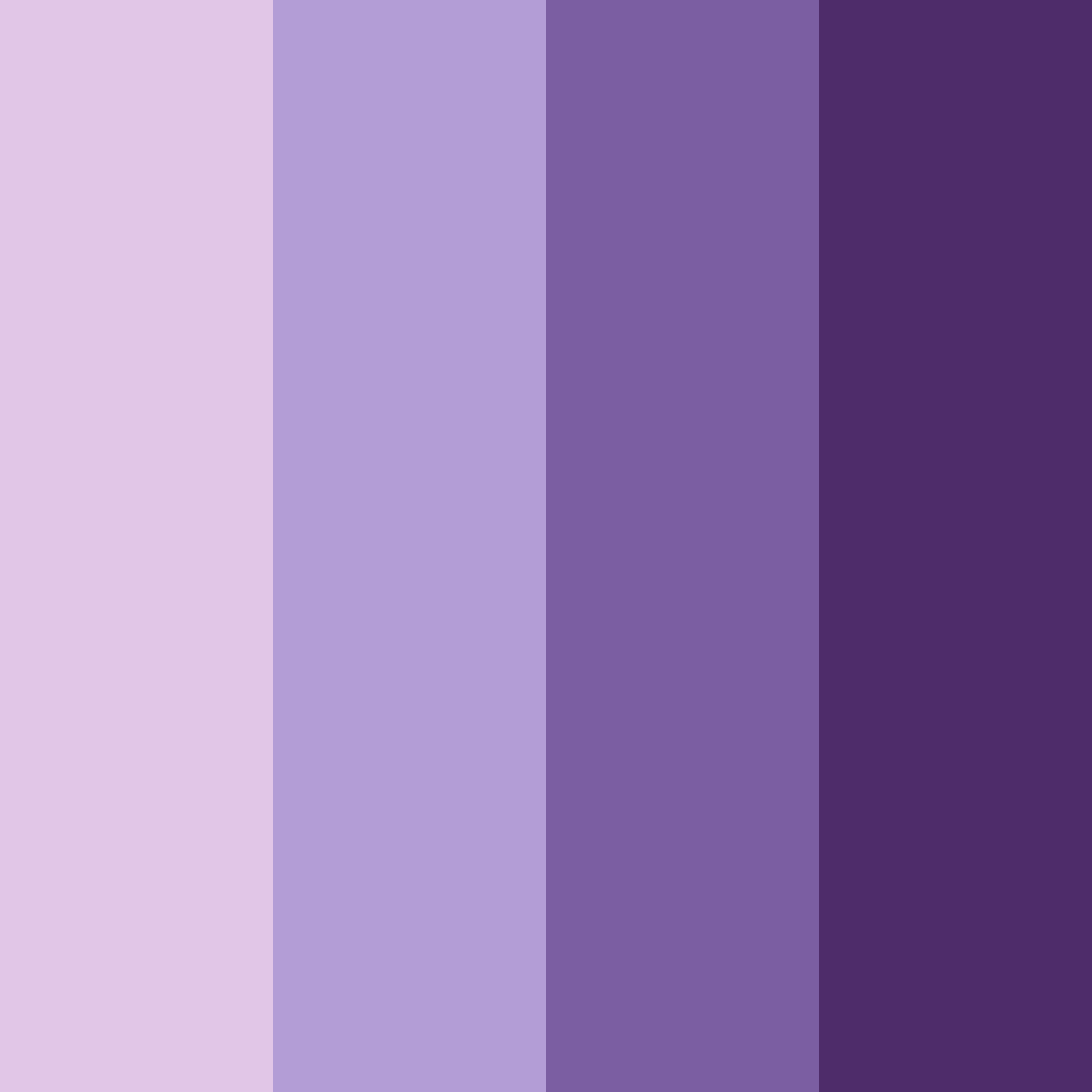 Download dark purple dream color palette PNG image (square)