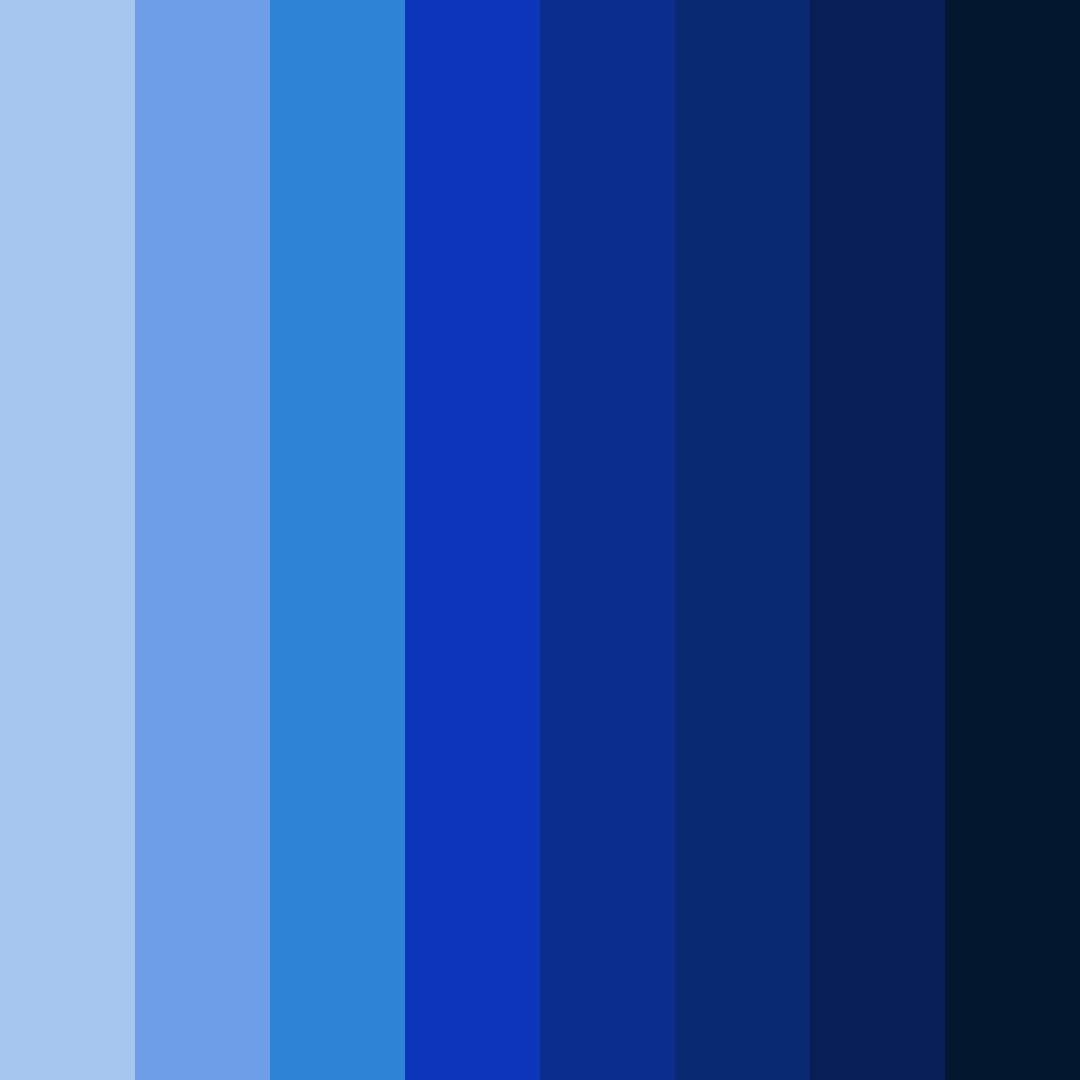 Download deep blue color palette PNG image (square)