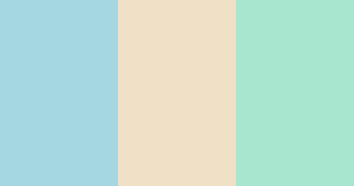 Download sky blue and creamy green color palette PNG image (landscape)