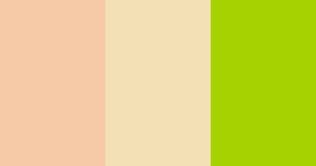 Download peachy citrus harmony color palette PNG image (landscape)