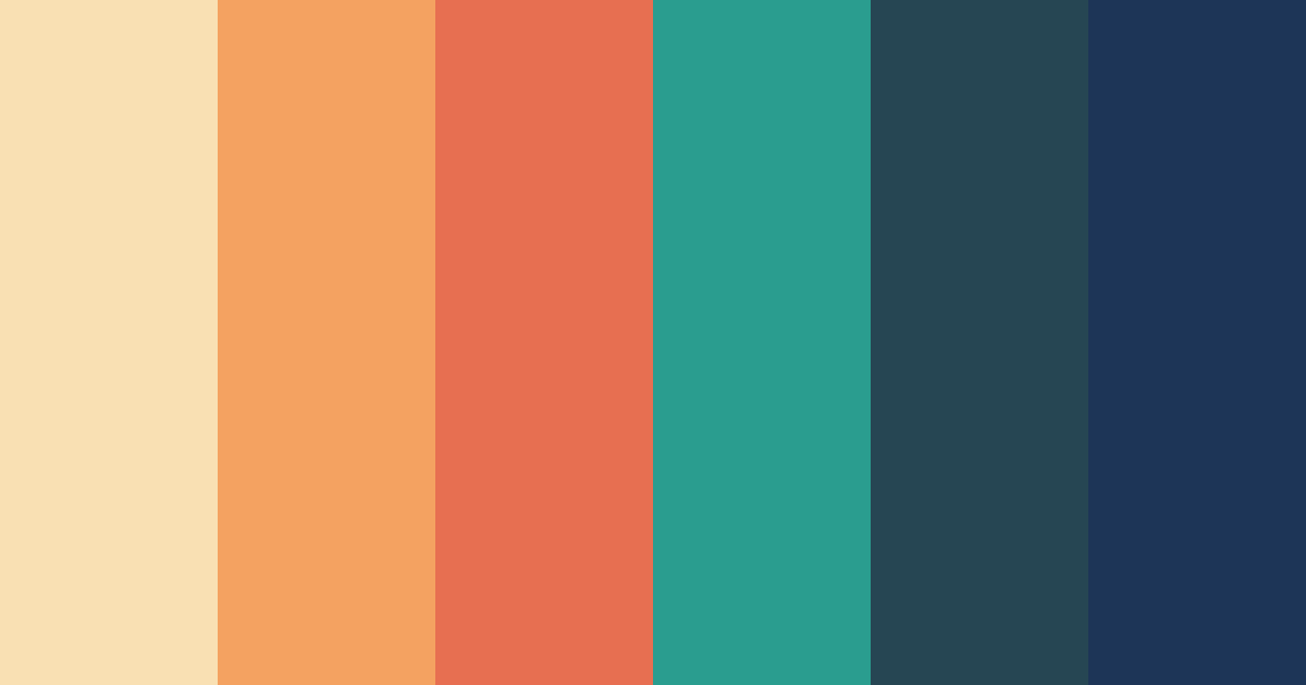 Download coastal sunrise color palette PNG image (landscape)