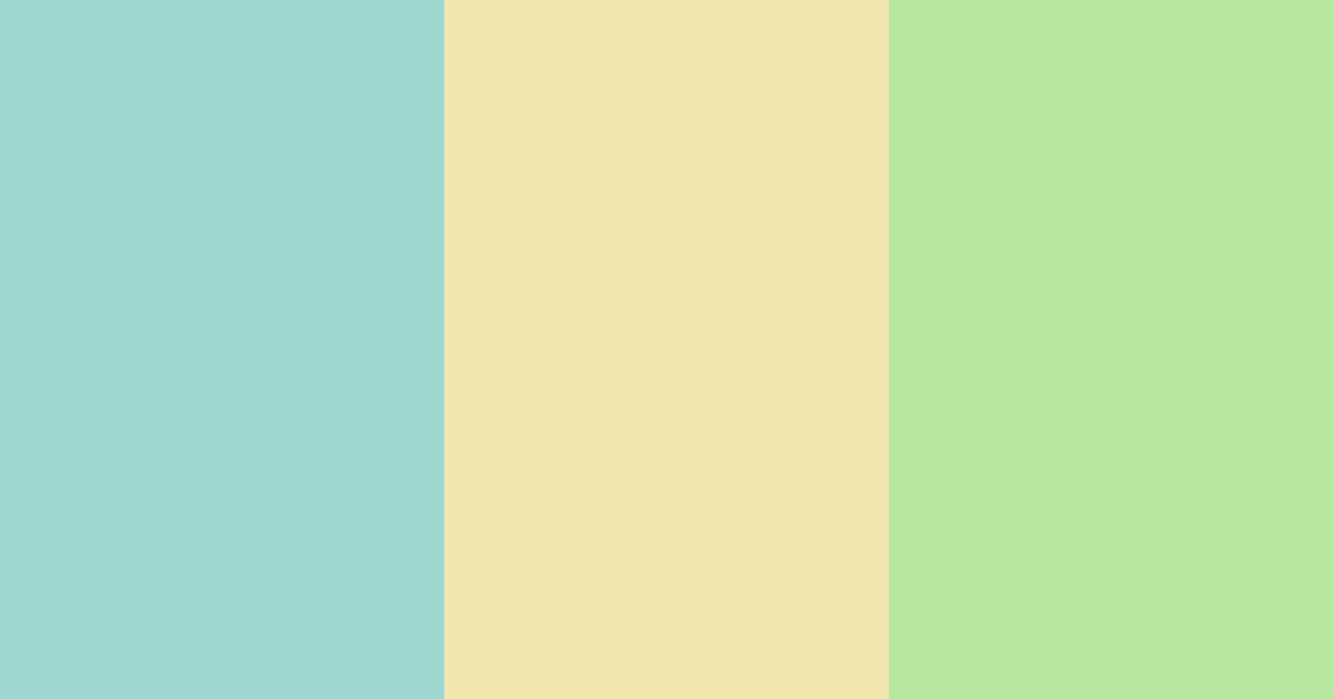 Download turquoise gold green color palette PNG image (landscape)