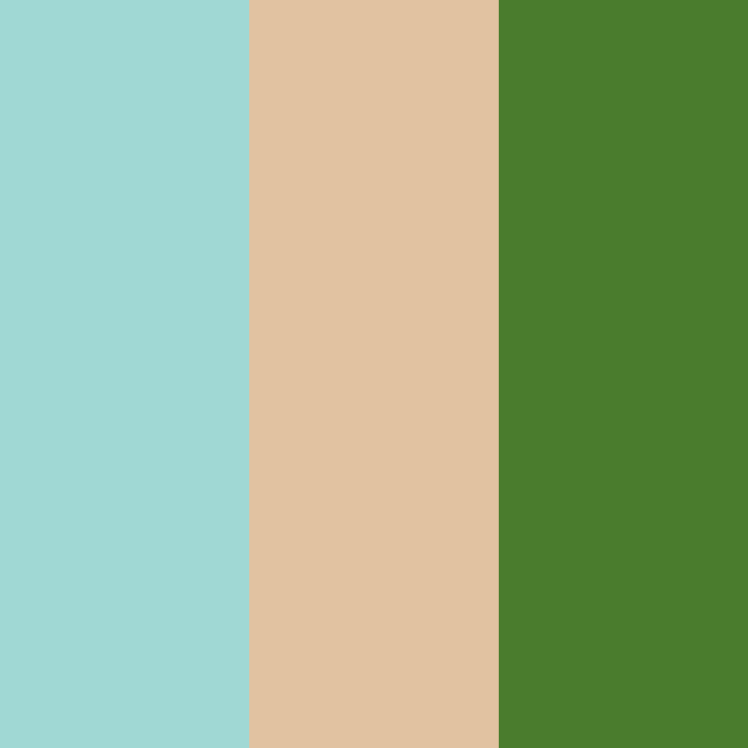 Download serene oasis color palette PNG image (square)