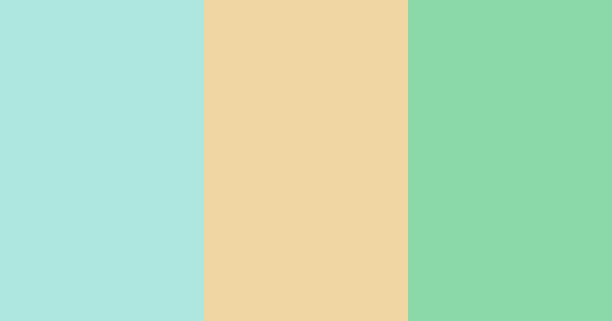 Download turquoise gold green color palette PNG image (landscape)