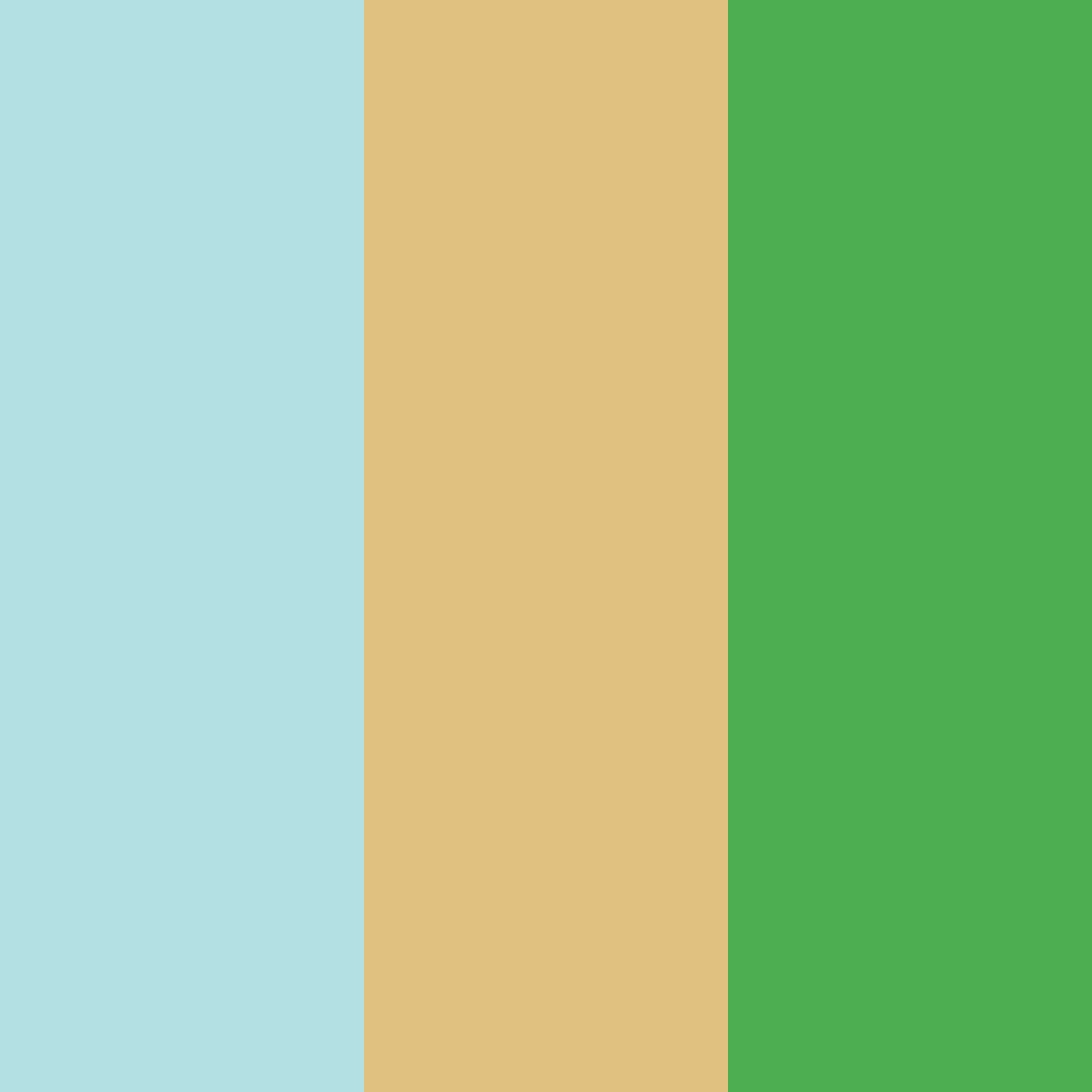 Download aqua gold serenity color palette PNG image (square)