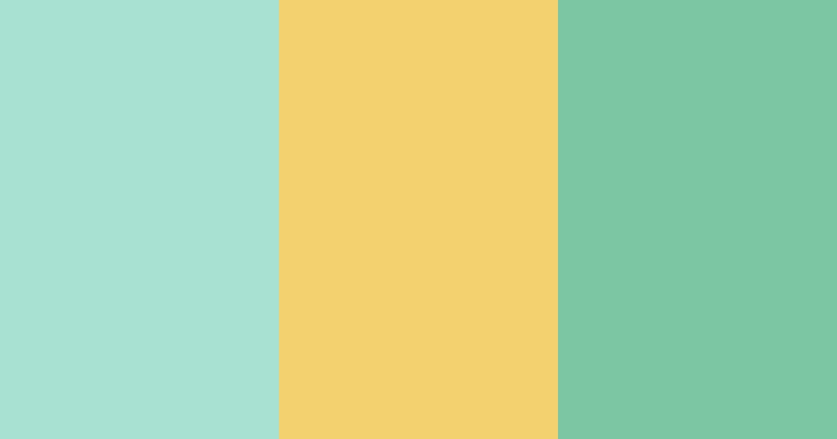 Download aquatic elegance color palette PNG image (landscape)