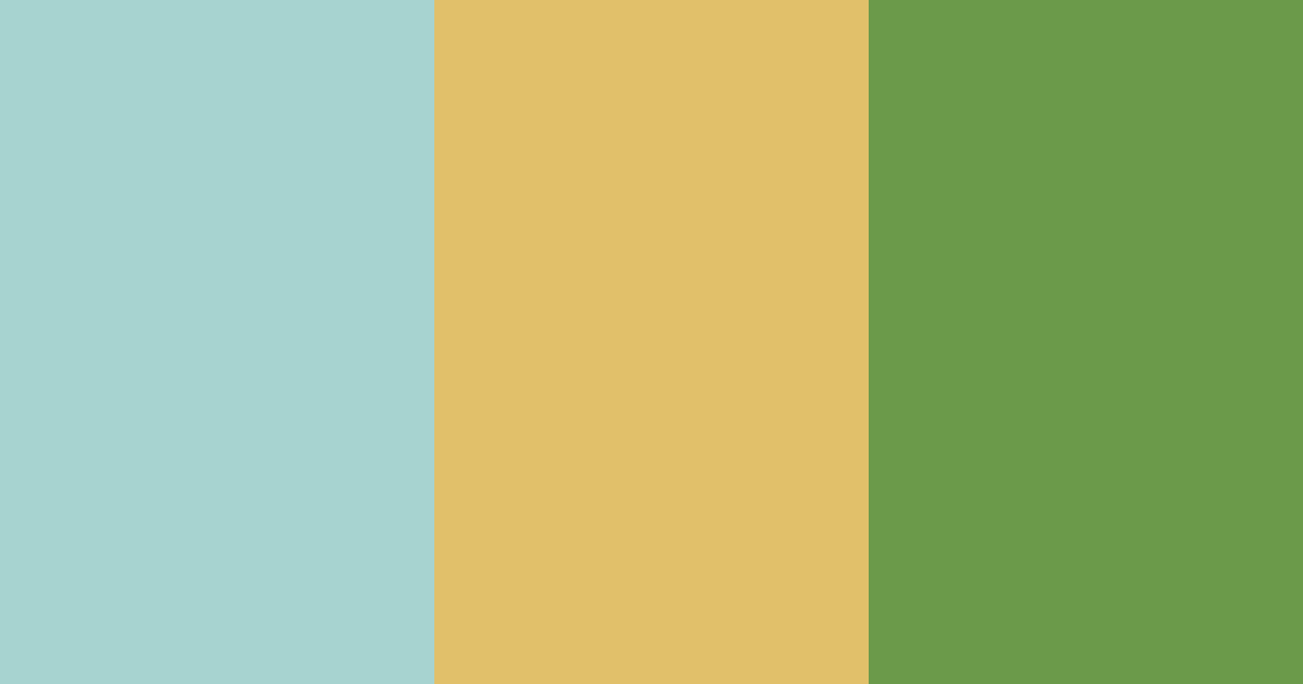 Download turquoise gold green color palette PNG image (landscape)