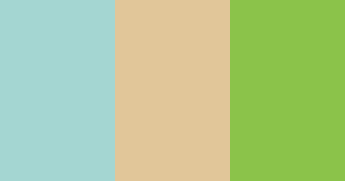 Download turquoise serenade color palette PNG image (landscape)