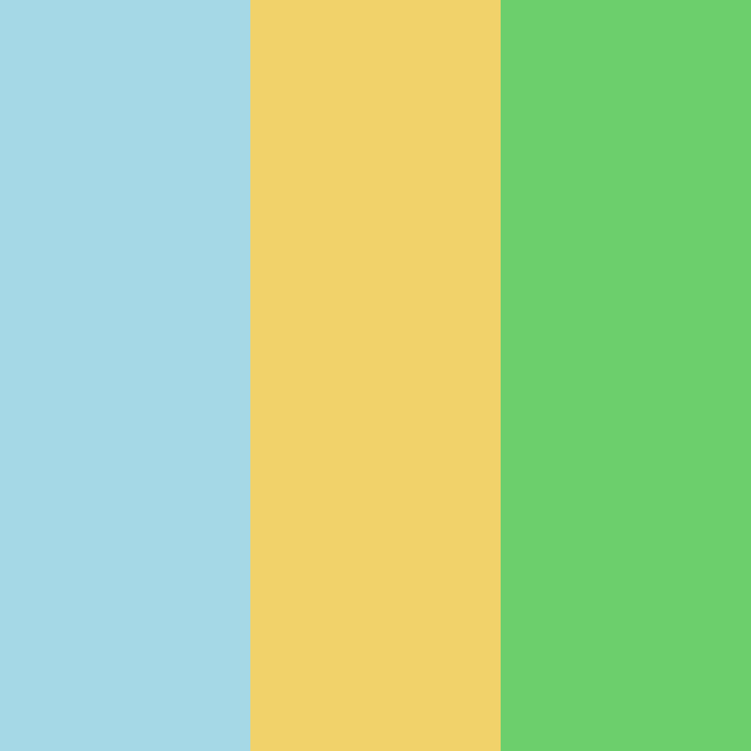 Download turquoise and gold serenity color palette PNG image (square)