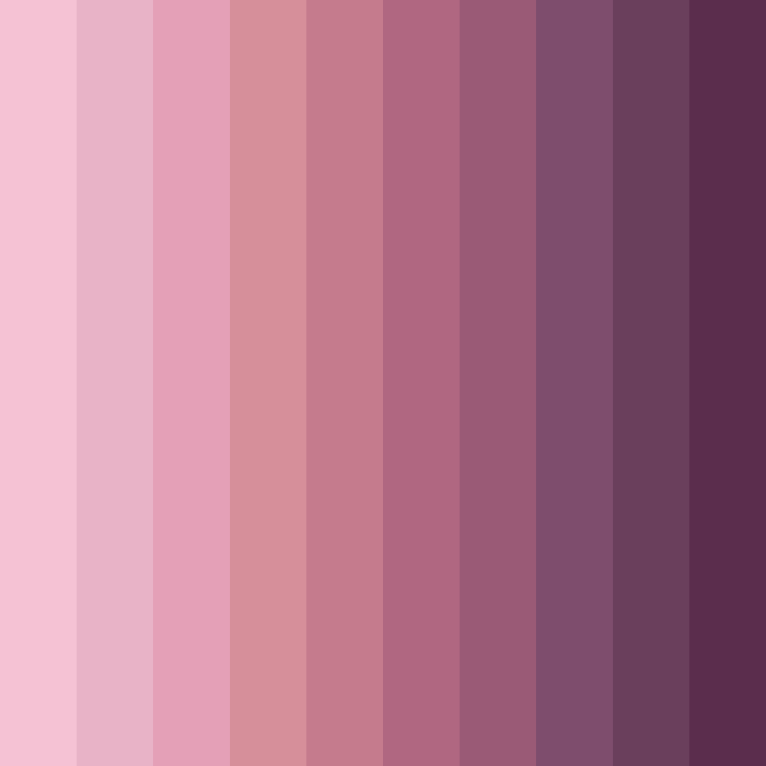 Download blush blossom serenade color palette PNG image (square)