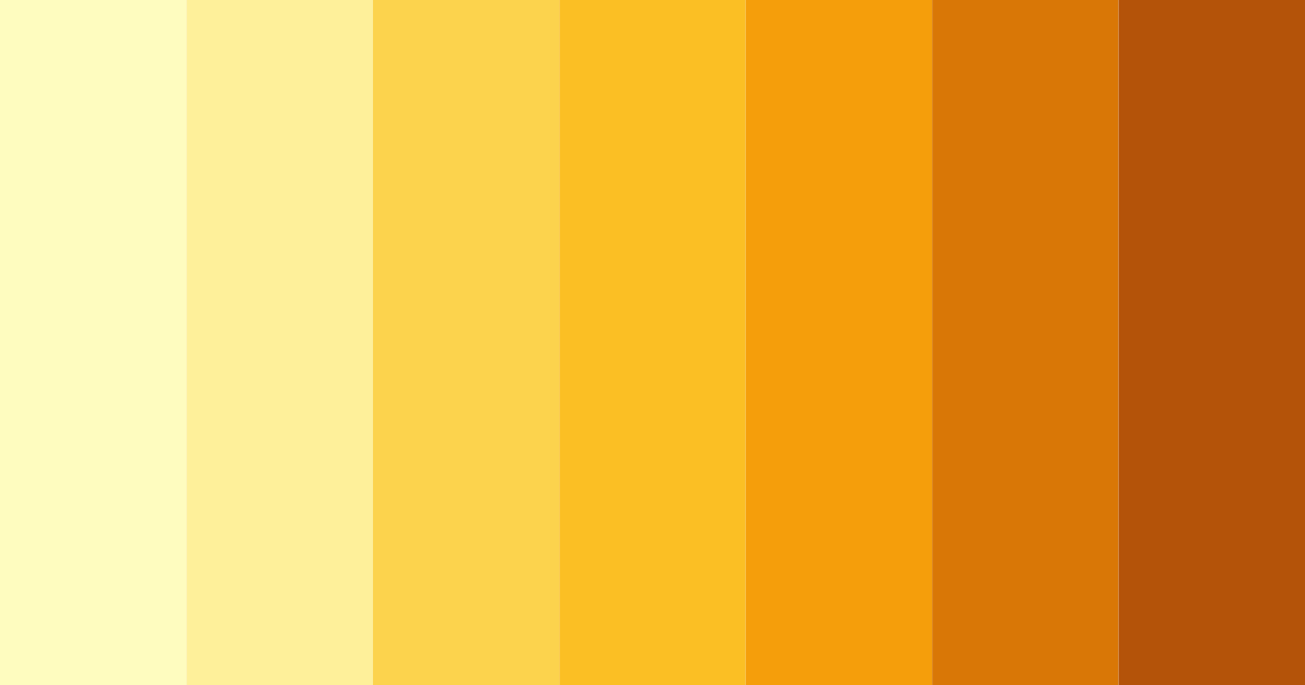 Download bright yellow color palette PNG image (landscape)