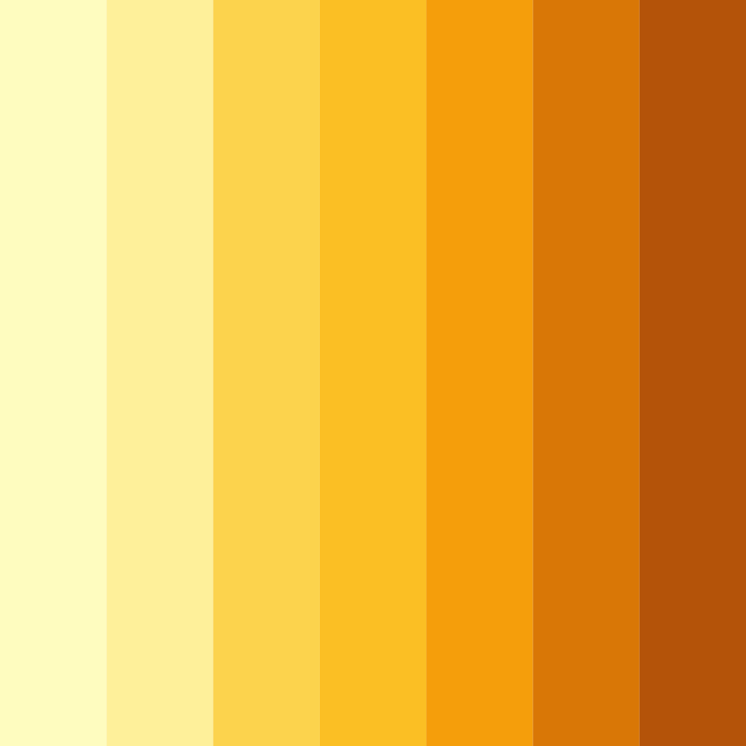 Download bright yellow color palette PNG image (square)