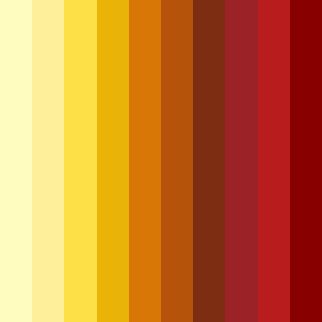 Download golden ember sunset color palette PNG image (square)
