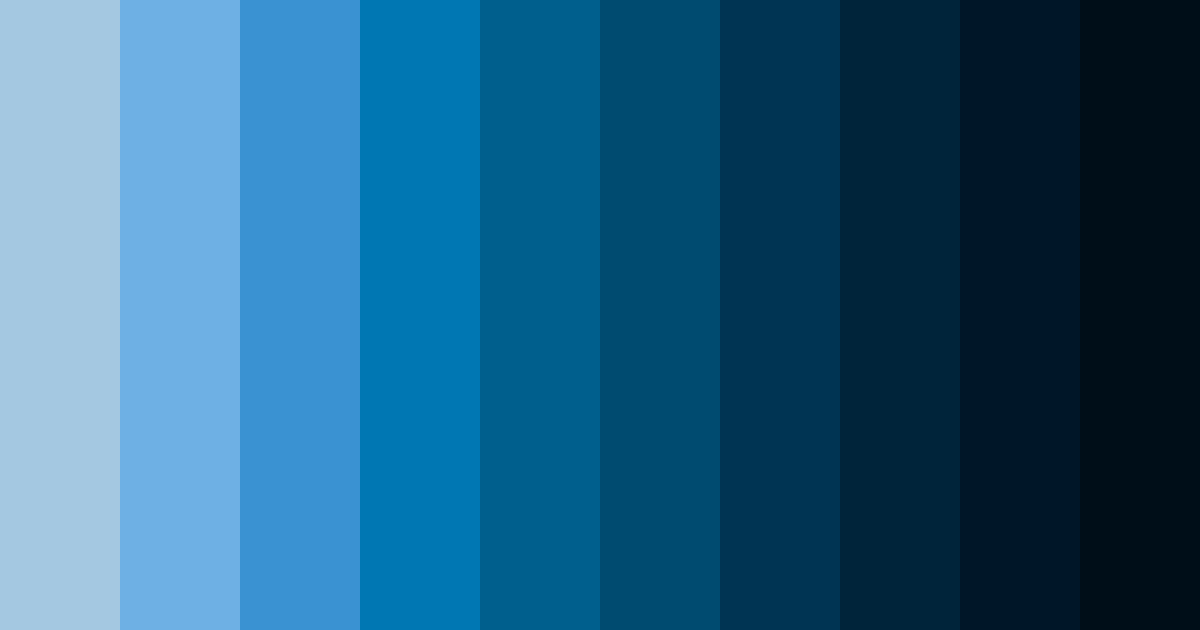 Download deep blue color palette PNG image (landscape)