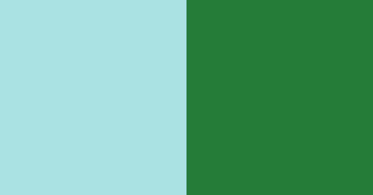 Download teal green color palette PNG image (landscape)