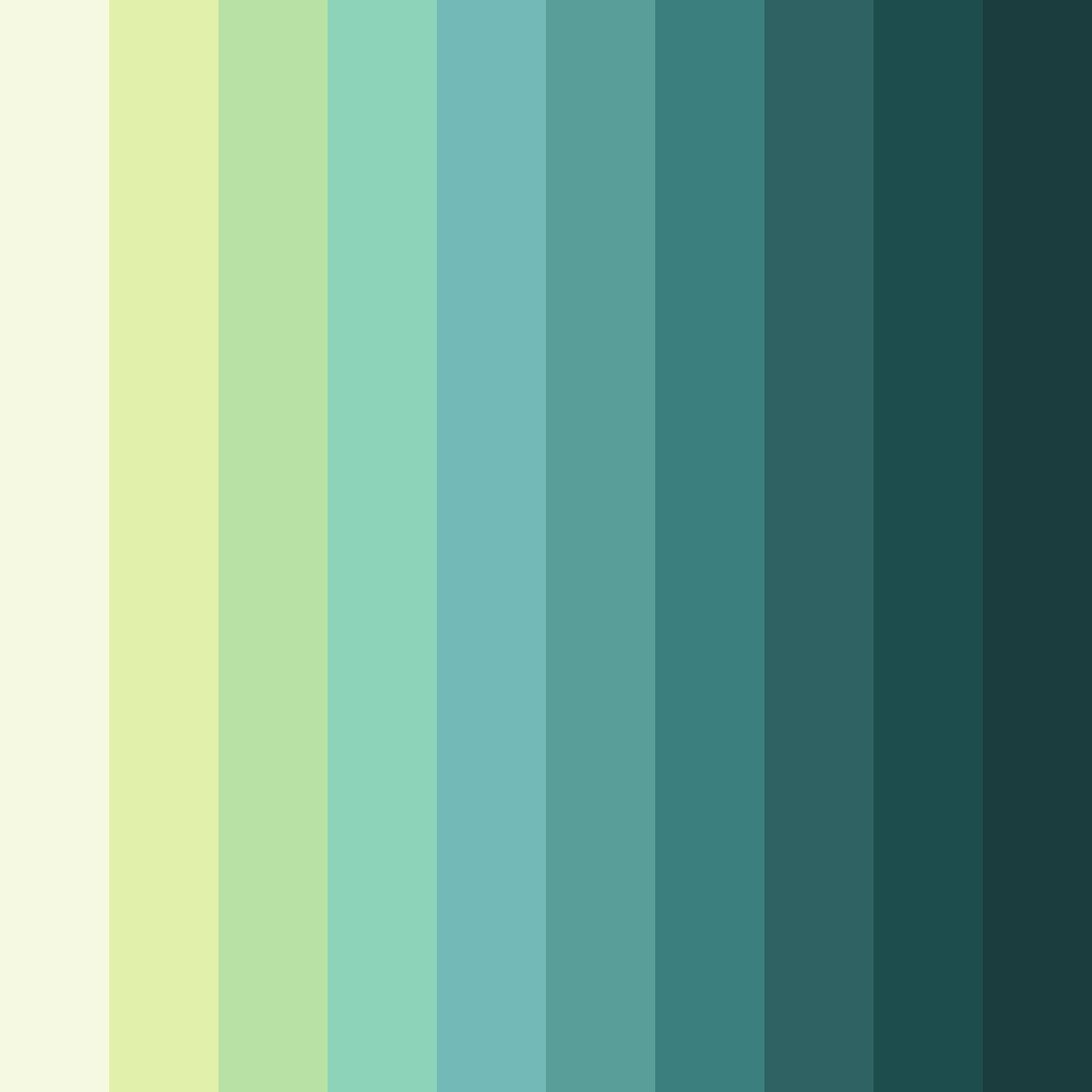 Download teal warmth color palette PNG image (square)