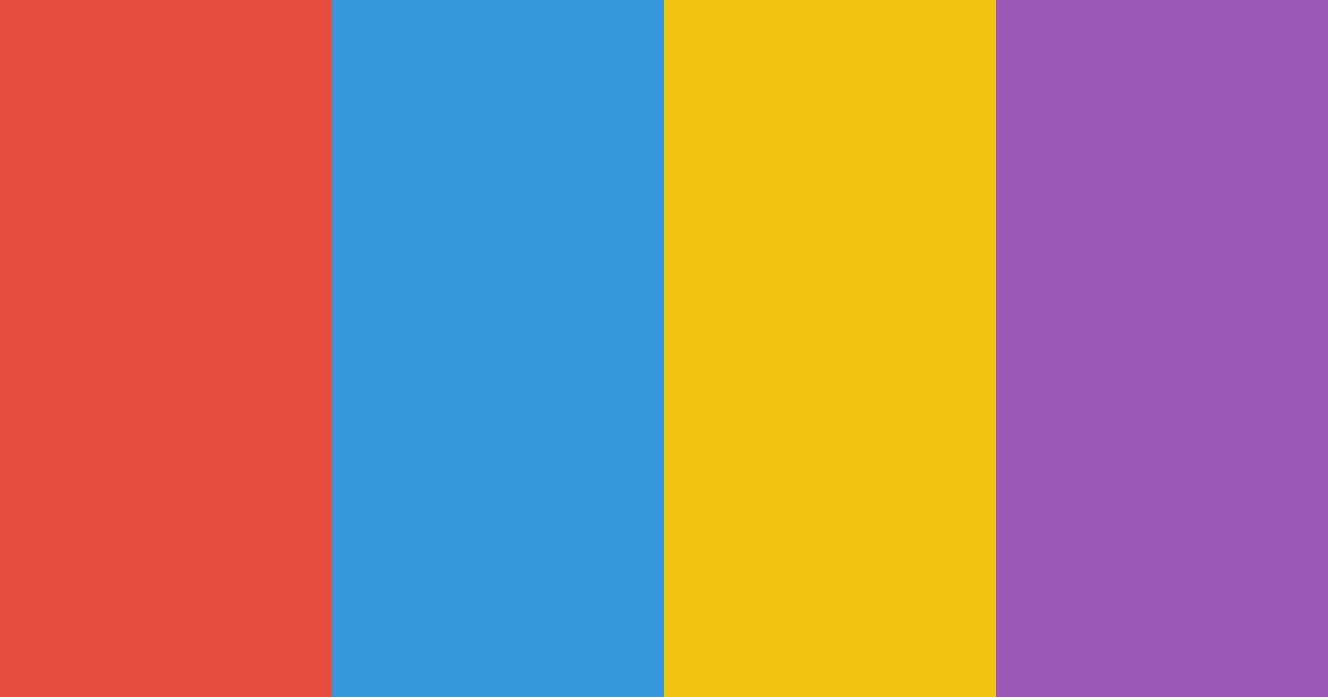 Download vibrant primary mix color palette PNG image (landscape)