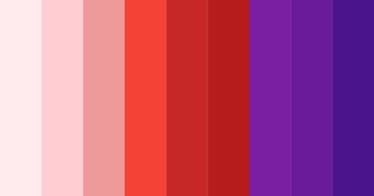 Download red shades color palette PNG image (landscape)