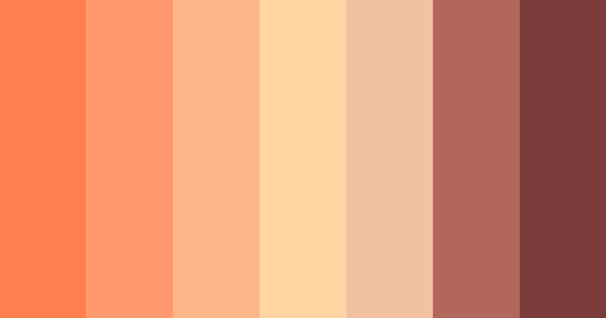 Download ember sunrise color palette PNG image (landscape)