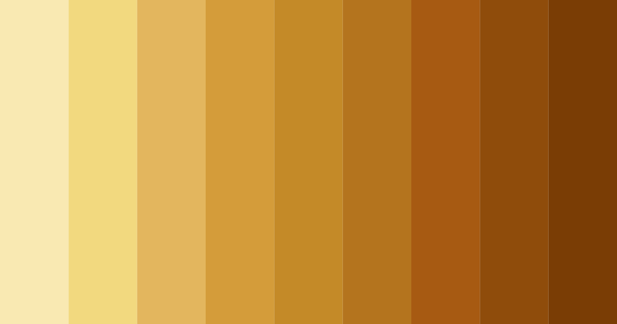 Download golden ember glow color palette PNG image (landscape)