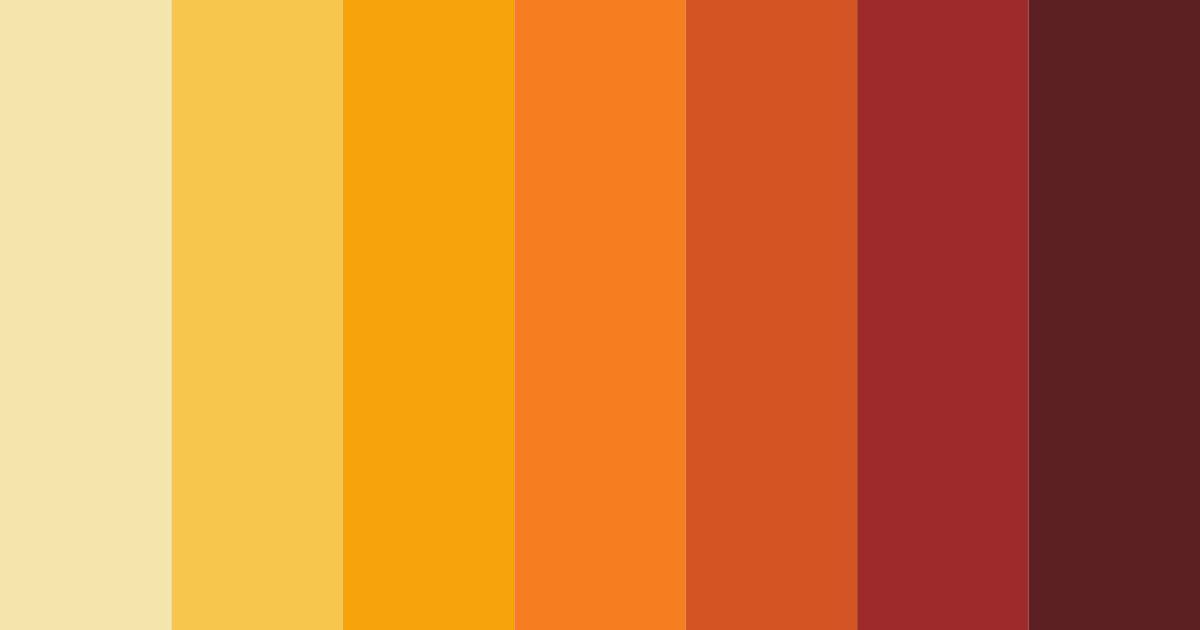Download harvest sunset color palette PNG image (landscape)