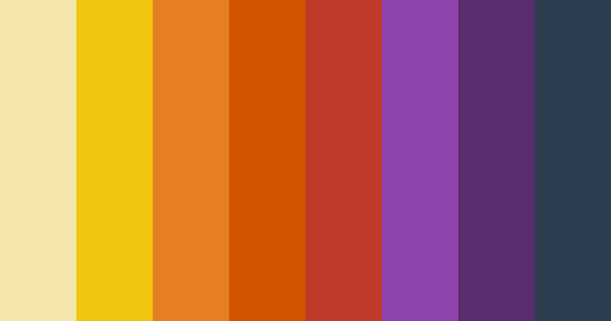 Download blend of vibrance color palette PNG image (landscape)