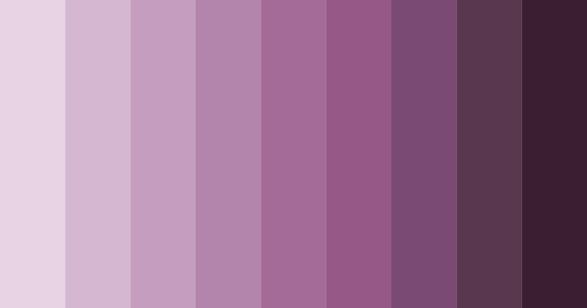 Download shades of lila color palette PNG image (landscape)