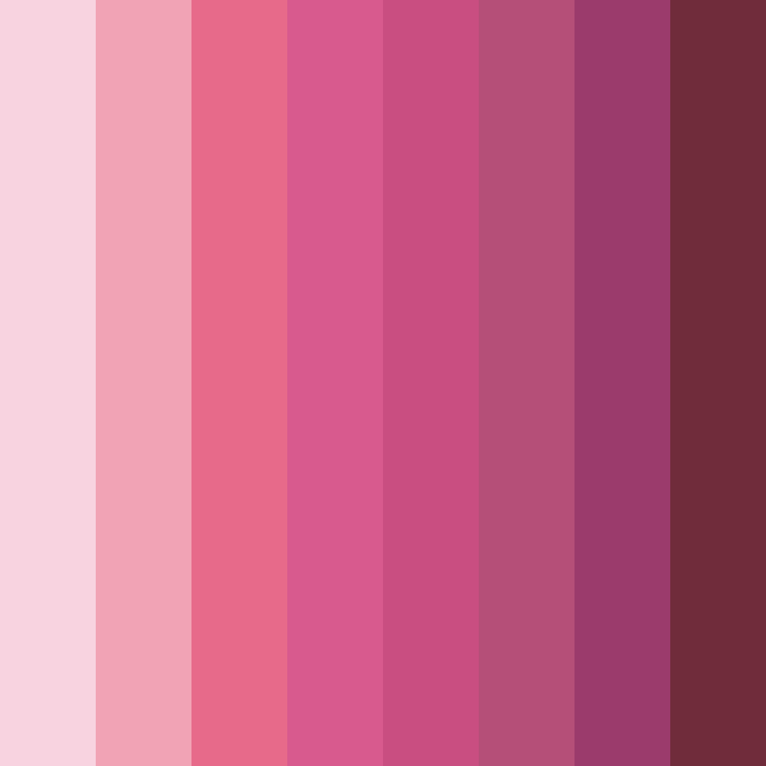 Download shades of rosa color palette PNG image (square)