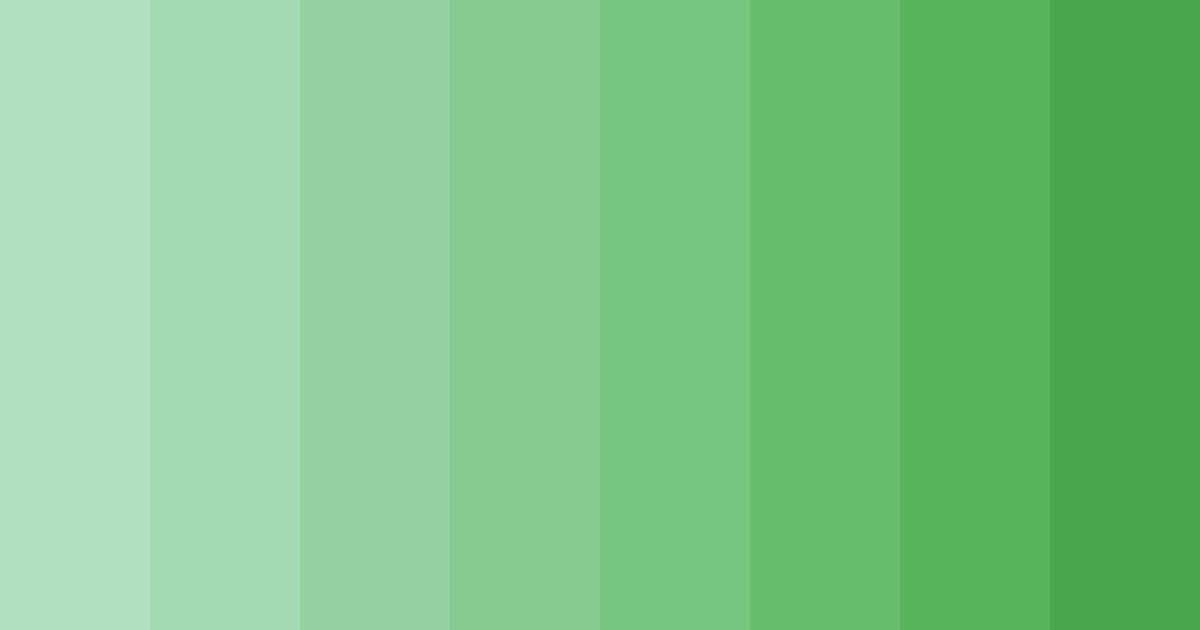 Download minty oasis color palette PNG image (landscape)